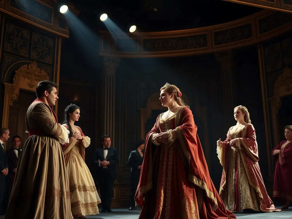 A vibrant photograph capturing a scene from one of DEVIATION 88's theatrical performances, showcasing actors in costume on stage with dynamic lighting.